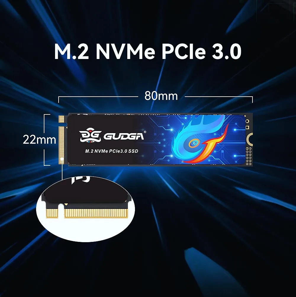 M.2 2280 NVMe PCIE3.0X4 Hard Drive SSD